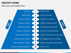 Healthy Living PPT Slide 13