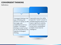 Convergent thinking PPT slide 2