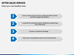 After Sales Service PPT slide 13