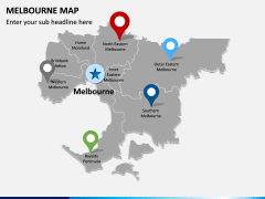 Melbourne Map PPT Slide 4