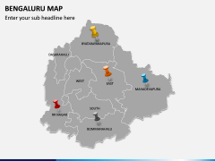 Bengaluru Map PPT Slide 4