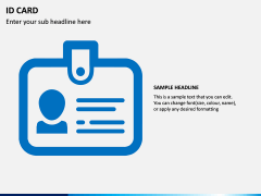 ID Card Icons PPT Slide 6