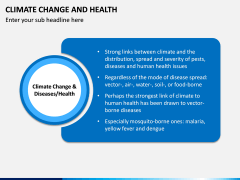 Climate Change and Health PPT Slide 1