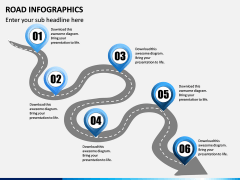 Road Infographics PPT Slide 9