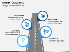 Road Infographics PPT Slide 1