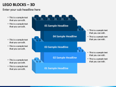 Lego blocks PPT slide 1