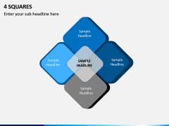 4 Squares PPT Slide 1