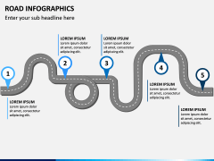 Road Infographics PPT Slide 10
