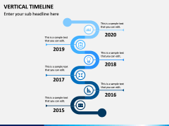 Vertical Timeline PPT Slide 6