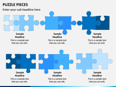 Puzzle pieces PPT slide 11