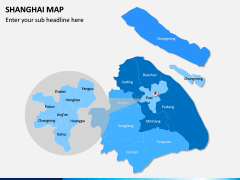 Shanghai Map PPT Slide 1