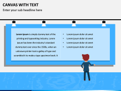 Canvas with Text PPT Slide 10