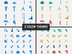 Tools Icons PPT Cover Slide