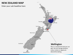 New zealand map PPT slide 16