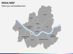 Seoul Map PPT Slide 2