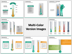 Thermometer Multicolor Combined