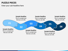 Puzzle pieces PPT slide 7
