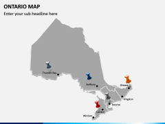 Ontario Map PPT Slide 3
