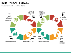 Infinity Sign – 8 Stages PPT Slide 2