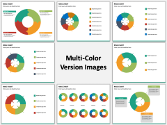 Ring chart multicolor combined