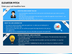 Elevator Pitch PPT Slide 1