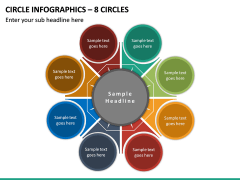 Circle Infographics – 8 Circles PPT slide 2