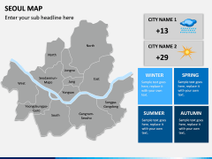 Seoul Map PPT Slide 10