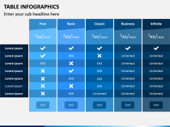 Table Infographics PPT Slide 12