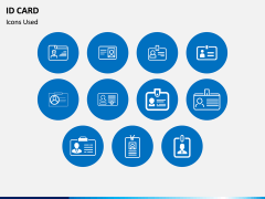 ID Card Icons PPT Slide 12