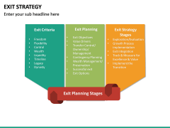 Exit strategy free PPT slide 2