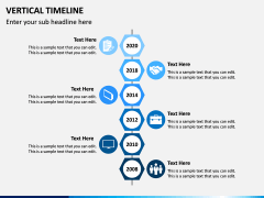 Vertical Timeline PPT Slide 2