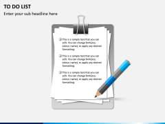 To do list PPT slide 5