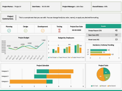 Project Dashboard PPT Slide 6