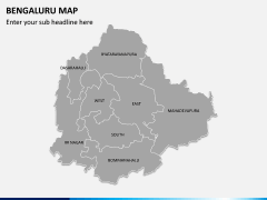 Bengaluru Map PPT Slide 2