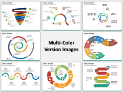 Spiral Timeline multicolor combined