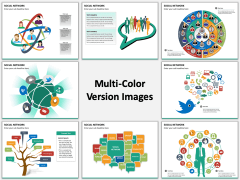 Social network multicolor combined