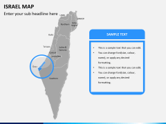 Israel Map PPT slide 10