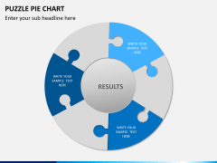 Puzzle pie chart PPT slide 1