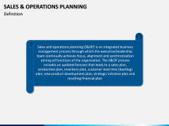Sales and Operations Planning PPT Slide 2