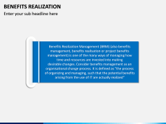 Benefits Realization PPT Slide 1
