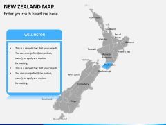 New zealand map PPT slide 9