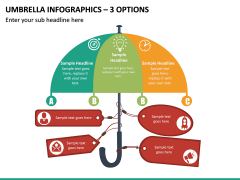 Umbrella Infographics – 3 Options PPT slide 2