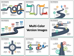Road Infographics PPT Slide MC Combined