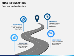 Road Infographics PPT Slide 7