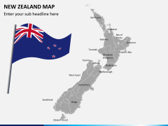 New zealand map PPT slide 2
