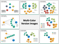 Cluster diagram PPT slide MC Combined