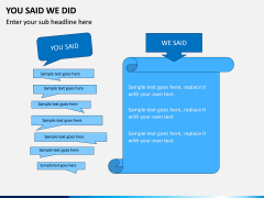 You Said We Did PPT Slide 8