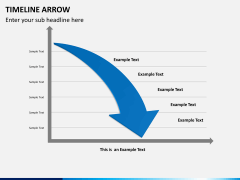 Timeline arrow PPT slide 8