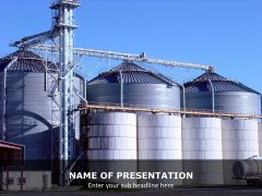 Manufacturing Plant PPT Slide 1