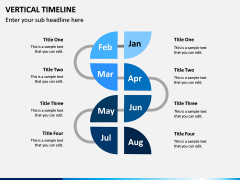 Vertical Timeline PPT Slide 1